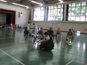 体育館で活動
