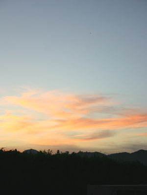 篠山夕焼け