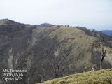 稜線蛭ヶ岳方面
