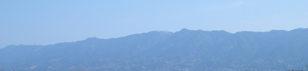 耳納連山 春霞 2