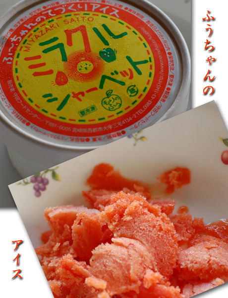 ふうちゃんのアイス・ミラクルシャーベット
