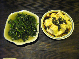 中国・鳥鎮の夕食