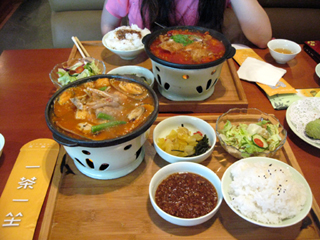 中国・上海の五角場の一茶一坐(CHAMATE)でランチを食す!