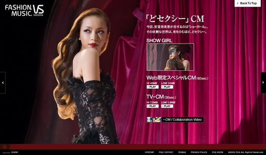 安室奈美恵 ヴィダルサスーン
