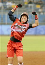 ソフトボール 西山選手