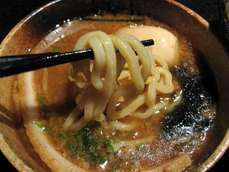 麺処蓮海_醤油つけ麺(麺アップ)_200911