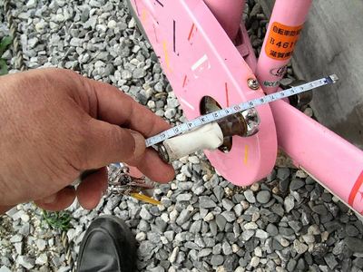 自転車修理前