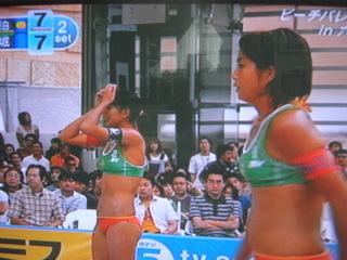 美和ちゃんと建実ちゃん、、、キャッチだよ。