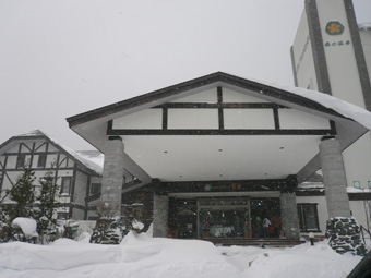 マウント磐梯の雪景色