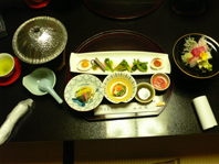 大沢温泉の食事(山菜からお造りまで)