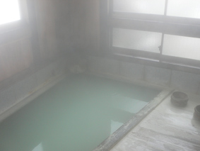 秘湯らしい姥の湯の硫黄泉