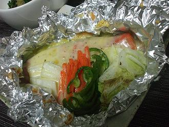 鮭と白菜のホイル焼き