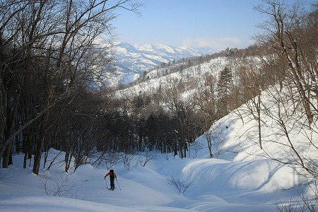 沢の中