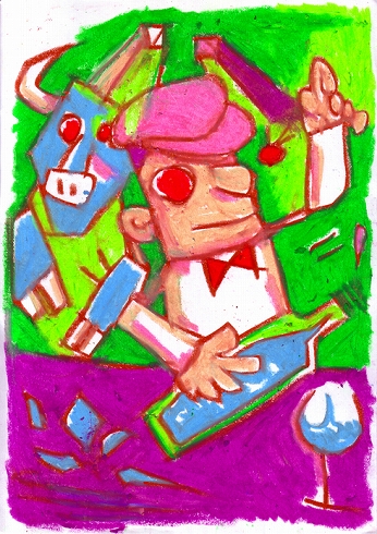カクテル レシピ バーテンダー イラスト スーズスプモーニ