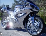funmansionCompletelyChromeBike