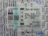 【馬券】2回東京8日11R赤木