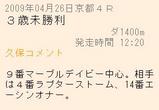 【直前情報】日曜・京都４Ｒ