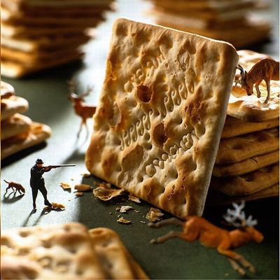 食べ物の中に迷い込んだミニチュアの世界05