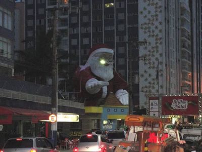 サンタ燃える00