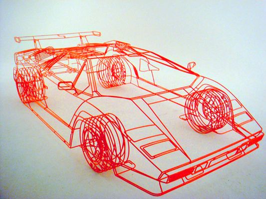 思わず自分の目を疑いそうな実物版ワイヤーフレームの車 - ライブドア