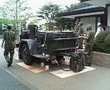 防災訓練自衛隊