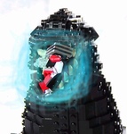 ファイナルベント「ゴジラライダーキック」