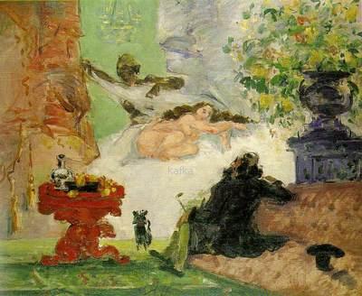Paul C&eacute;zanne A Modern Olympia. c. 1873. Oil on canvas. Mus&eacute;e d'Orsay, Paris