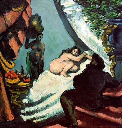 Paul C&eacute;zanne A Modern Olympia. c. 1869-70. Oil on canvas. Private collection