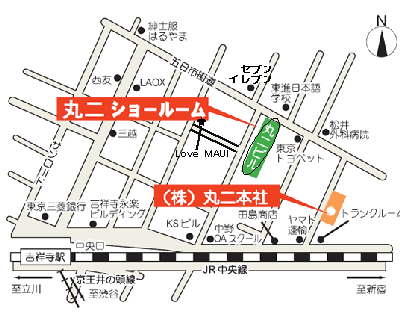 ショールームMAP