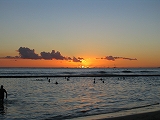 夕日