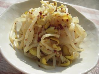 大豆もやしと白菜の柚子マスタード風味