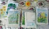花の種入り絵葉書