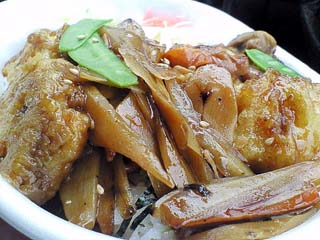 とり肉と根菜のきんぴら炒め弁当