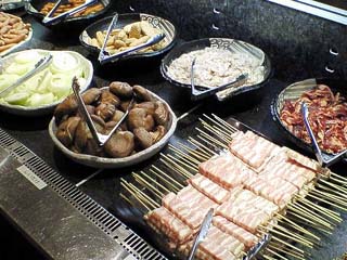 肉も食べ放題