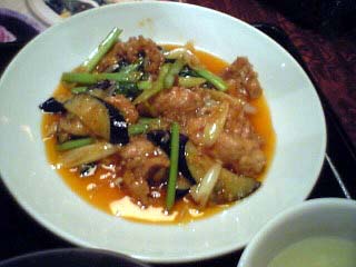 豚肉と茄子の四川ソース炒め