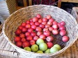 青森産のリンゴ