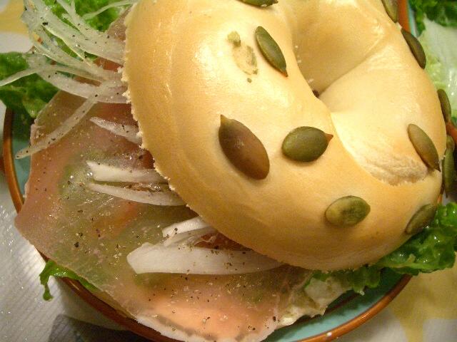 生ハムで。