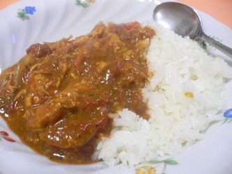 チキントマトカレー