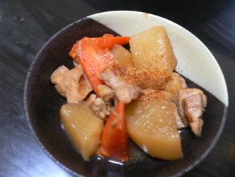 鶏と大根の煮物