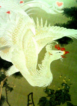 老松白鳳図