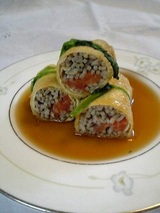 鮭そば巻き