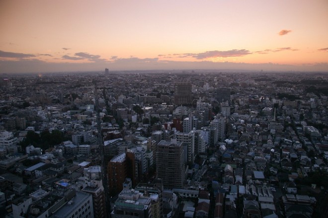 夕日