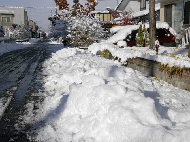 初雪　２