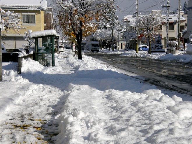 初雪　３