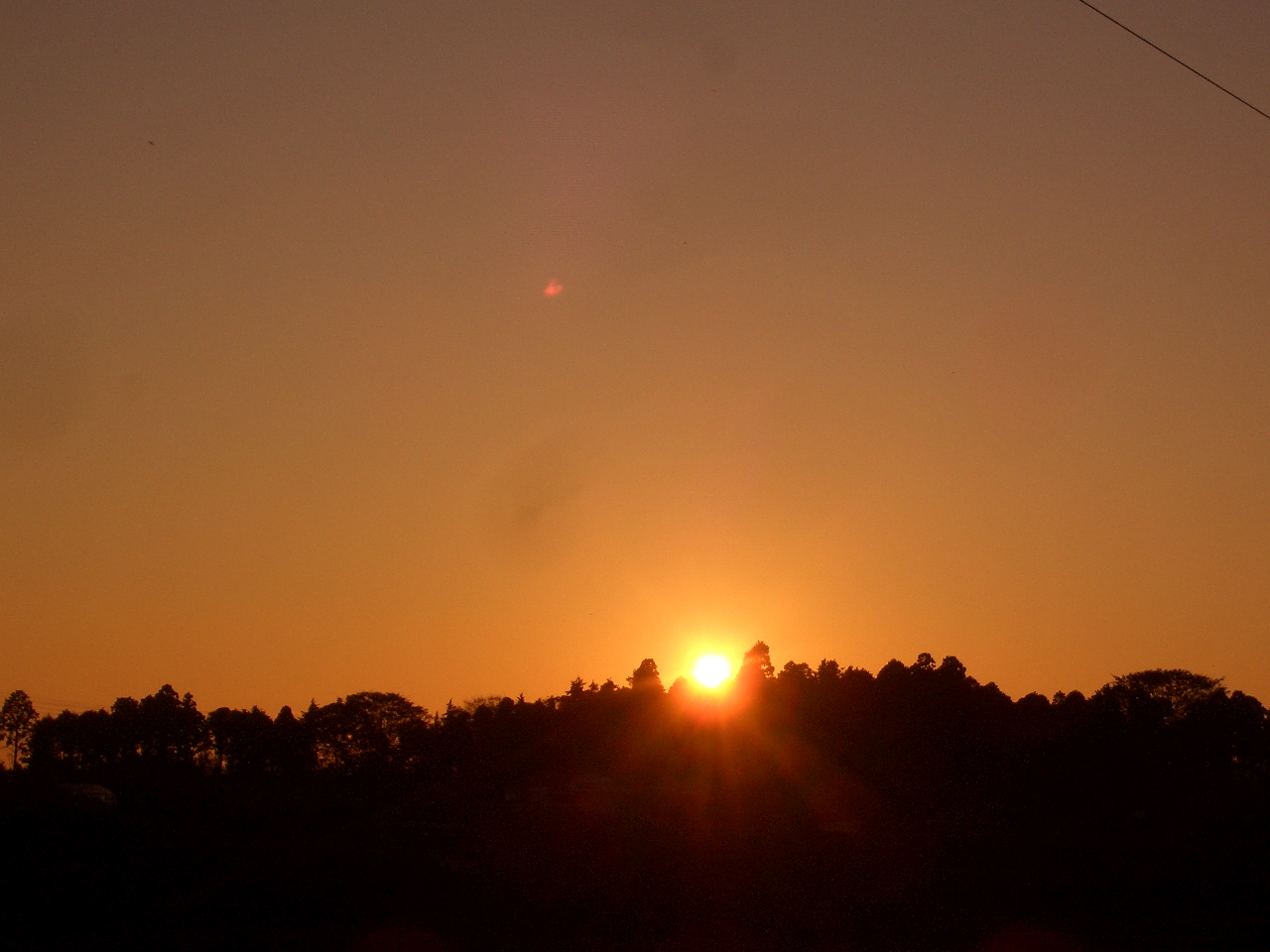 夕日