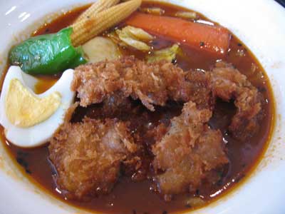 みやじ豚ロースカツのスープカレー