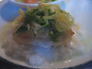 霧笛楼:舌平目のソテーと蕪のリゾット
