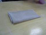 切る前たたんだところ