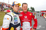 ピケ・ジュニアとミハエル・シューマッハ、マッサのカート大会