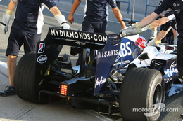 ウィリアムズ(中嶋一貴)、2009年F1エアロ(リア・ウィング)テスト